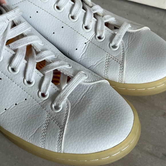 ADIDAS SNEAKERS TENNIS SHOES STAN SMITH 'White Collegiate Green' FZ3631 SZ 9.5 - Picture 10 of 13